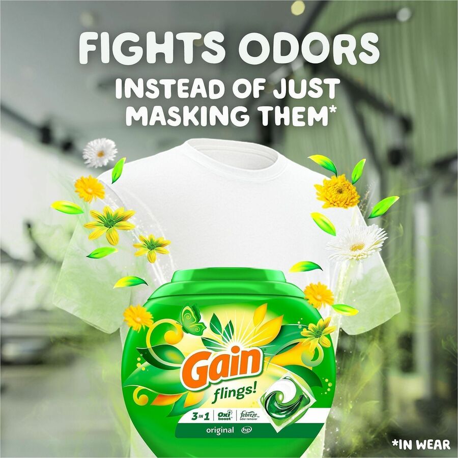 Gain Flings Detergent Pacs - Alternate-Image1