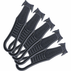 Garvey Steel Blade Safety Cutter - Plastic Handle - Black - 5/Pack - Utility Knives & Cutters