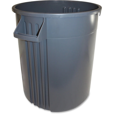 Gator Plus 32-Gallon Vented Container: Crush Resistant Round Bin - Waste Containers & Lids