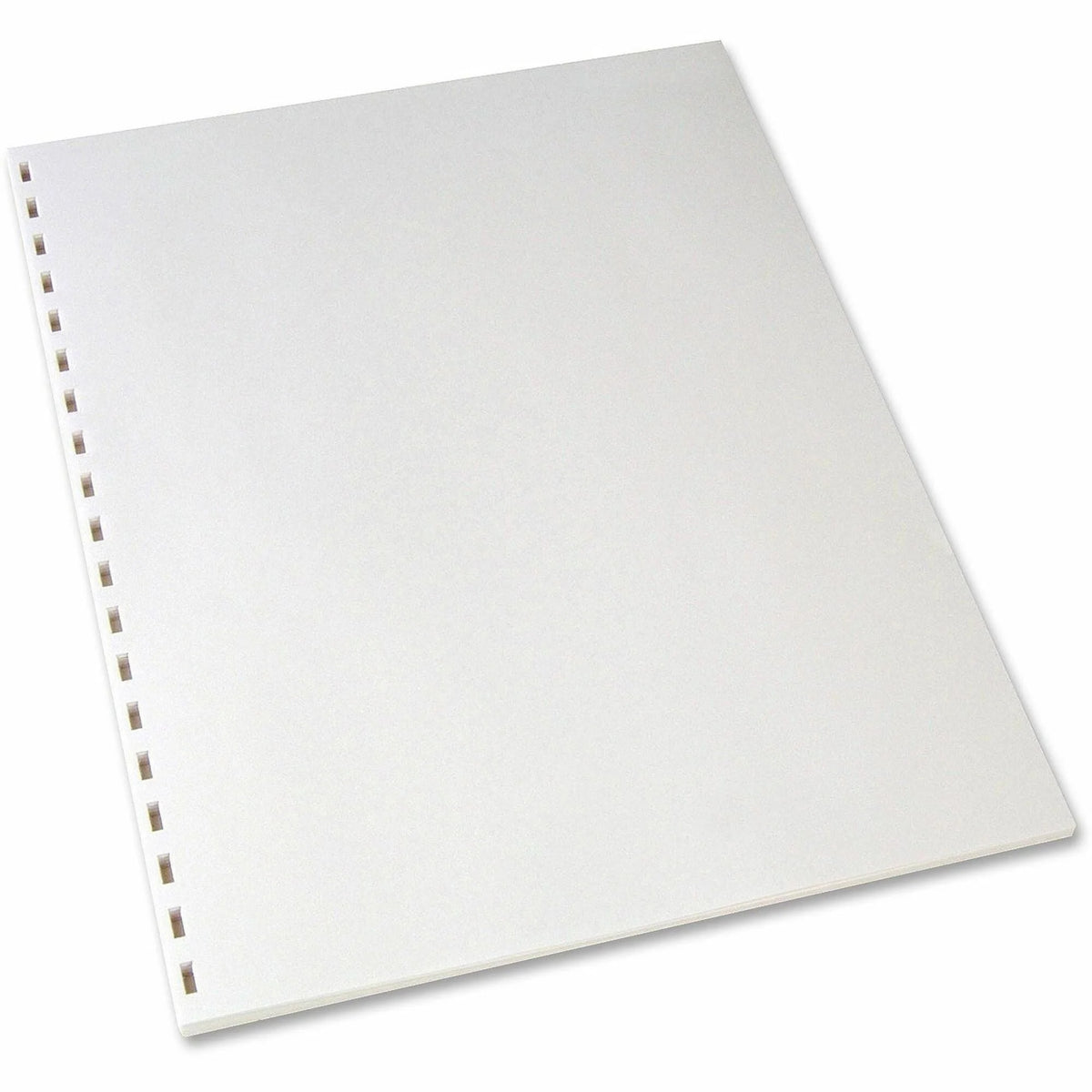 GBC CombBind 19-Hole Pre-Punched Paper: White 96 Brightness Letter Size 20 lb - 500 Sheets - Specialty Paper