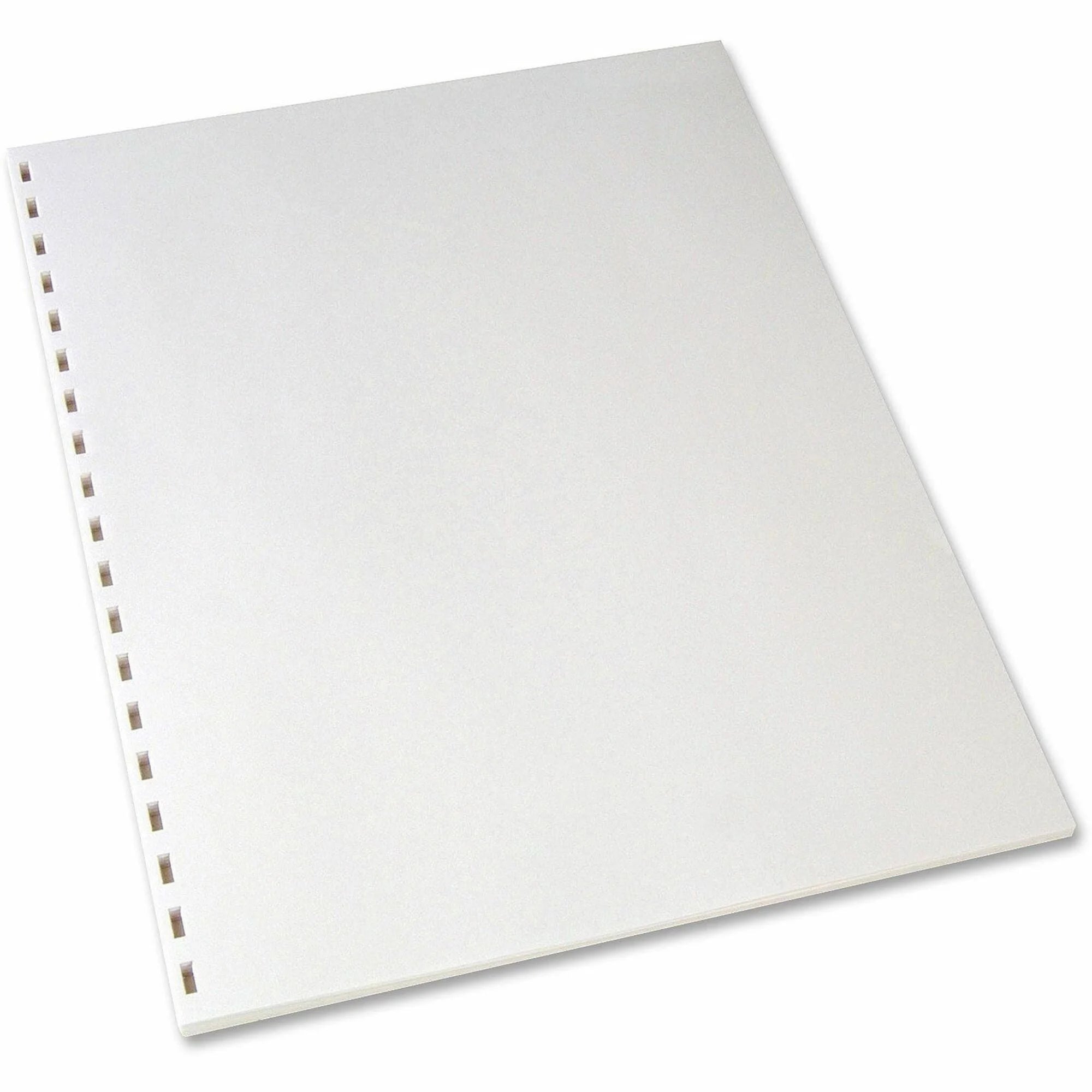 GBC CombBind 19-Hole Pre-Punched Paper: White 96 Brightness Letter Size 20 lb - 500 Sheets - Specialty Paper