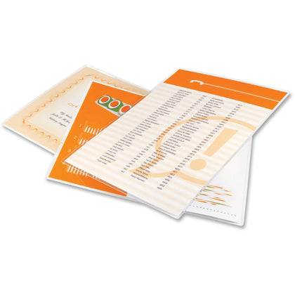 GBC Economy Thermal Laminating Pouches - Glossy Clear 3 mil - 200/Box - Supplies