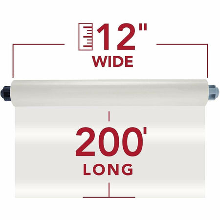 GBC EZ Load Blue End Cap Laminating Roll Film - 12’’ x 200 ft 3 mil - Matte Clear Polyester - Supplies