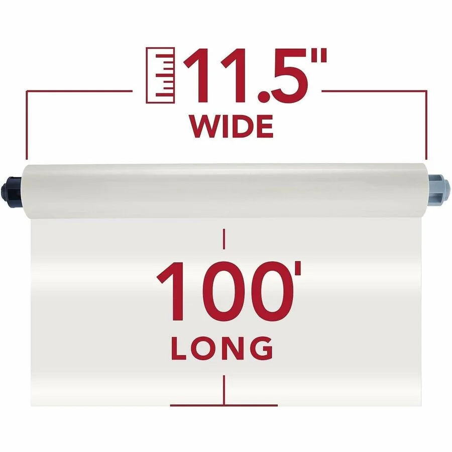 GBC EZ Load Blue End Cap Laminating Roll Film - 12’’ x 300 ft - 1.70 mil - Glossy Clear - Supplies