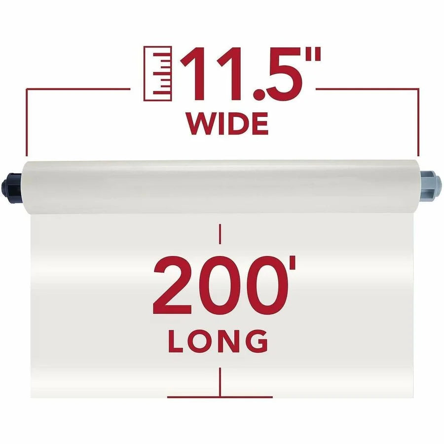 GBC EZ Load Blue End Cap Laminating Roll Film - Glossy Clear Finish - Supplies
