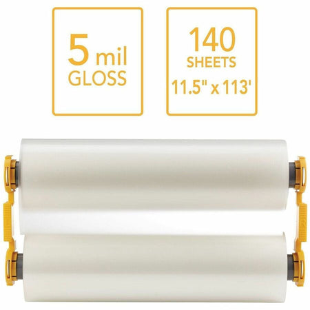 GBC Foton 30 Film Refill: 11.50’’ x 113 ft 5 mil - Glossy Laminating Pouch - Supplies