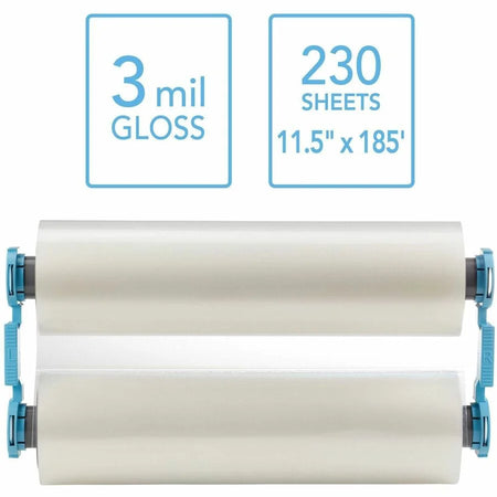 GBC Foton 30 Film Refill: Glossy Laminating Pouch 11.50’’ x 185 ft 3 mil - Refillable - Supplies