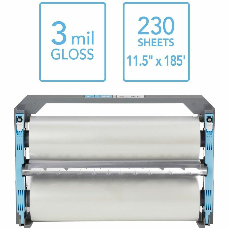 GBC Foton 30 Reloadable Cartridge: Glossy Laminating Pouch 11.50’’ x 185 ft 3 mil - Supplies