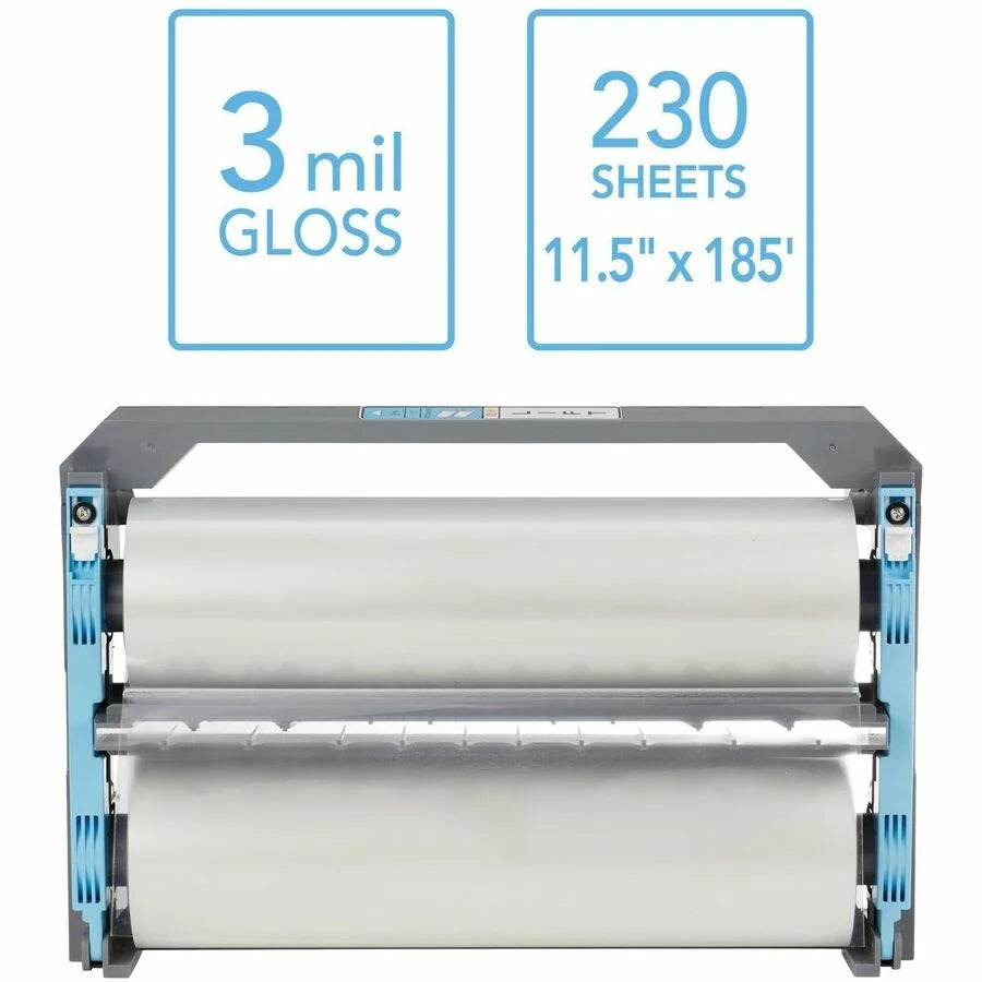 GBC Foton 30 Reloadable Cartridge: Glossy Laminating Pouch 11.50’’ x 185 ft 3 mil - Supplies