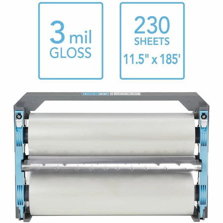 GBC Foton 30 Reloadable Cartridge: Glossy Laminating Pouch 11.50’’ x 185 ft 3 mil - Supplies