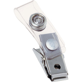 GBC ID Badge Clip: Clear Polypropylene Clips - Pack of 100 - Badges & Supplies