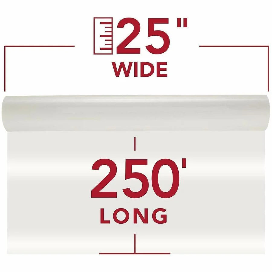 GBC NAP I Standard Laminating Roll Film: 25’’ x 250 ft 3 mil - Clear - 2/Box - Supplies