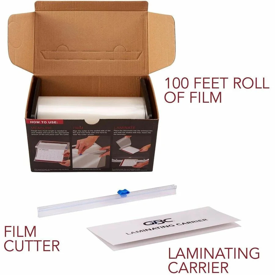 GBC Select-A-Size Thermal Lamination Film - 9’’ x 100 ft - Clear - ID Badge - Laminating Supplies