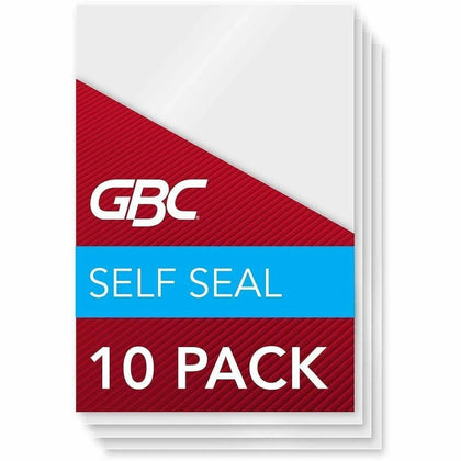 GBC Self Sealing Wallet-size Laminating Pouches - Glossy 8 mil - 10 Pack - Supplies