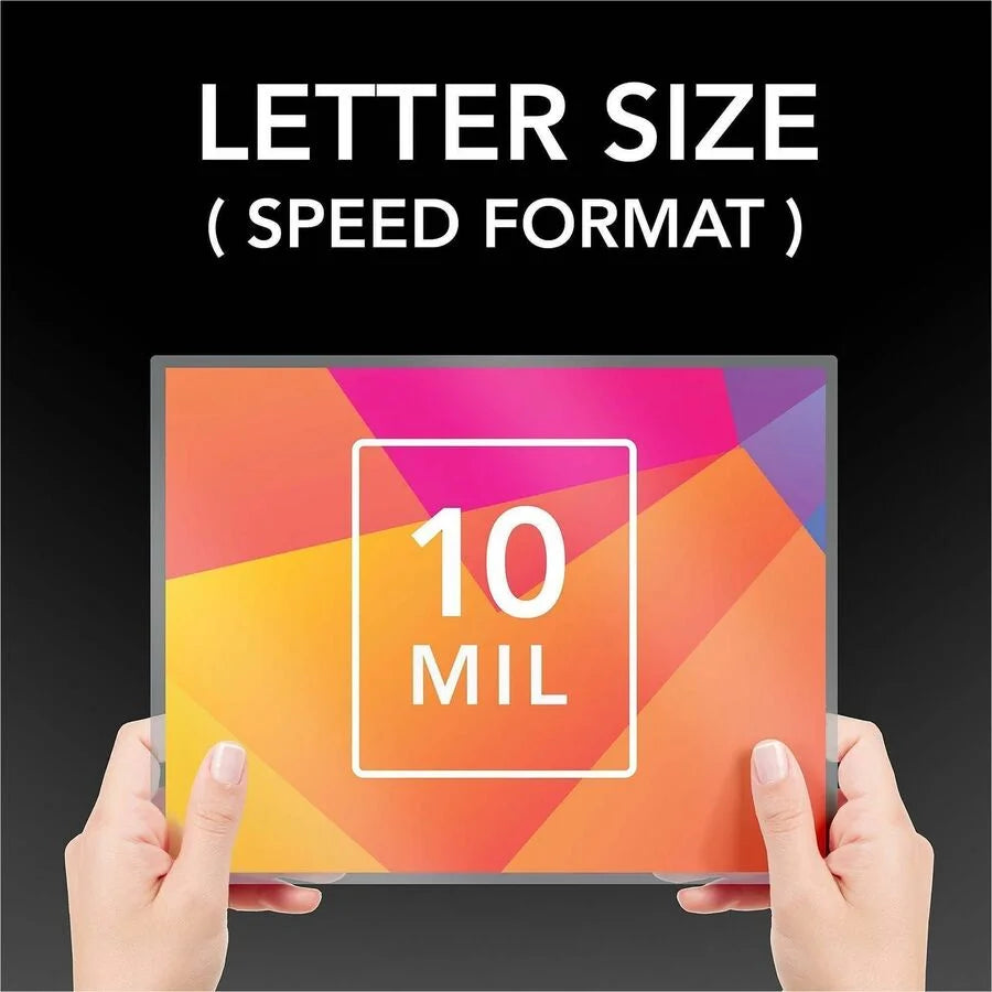 GBC Ultra Clear Thermal Laminating Pouches - Glossy 10 mil - Letter Size - 50/Box - Supplies
