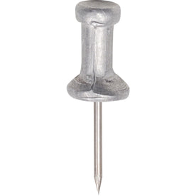 Gem Office Products Aluminum Pushpins - Silver 0.50’’ Shank 0.5’’ Diameter - Board & Easel Accessories