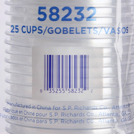Genuine Joe 10 oz Clear Plastic Cups - fl - Cold Drink Beverage - 25/Pack - 20 / Carton