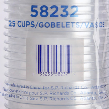 Genuine Joe 10 oz Clear Plastic Cups - fl - Cold Drink Beverage - 25/Pack - 20 / Carton