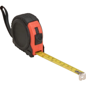 Genuine Joe 12 ft Tape Measure - Imperial System - Red/Black - Measures/Gauges