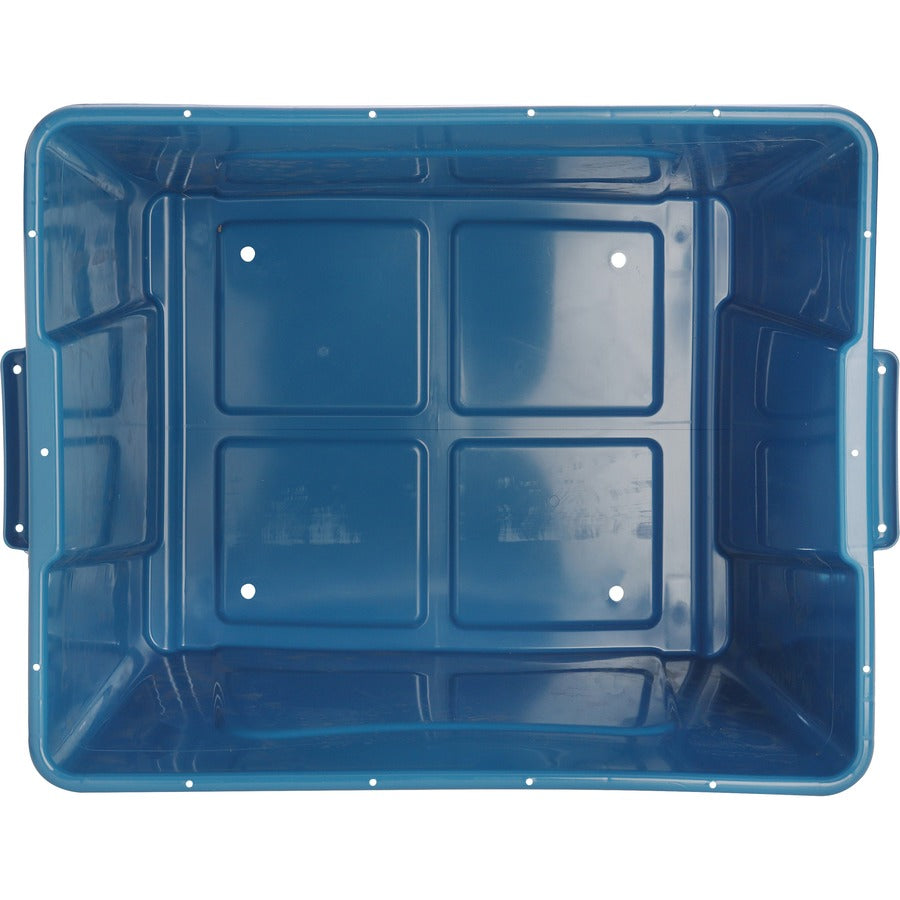 Genuine Joe 14-Gallon Recycling Bin - Top