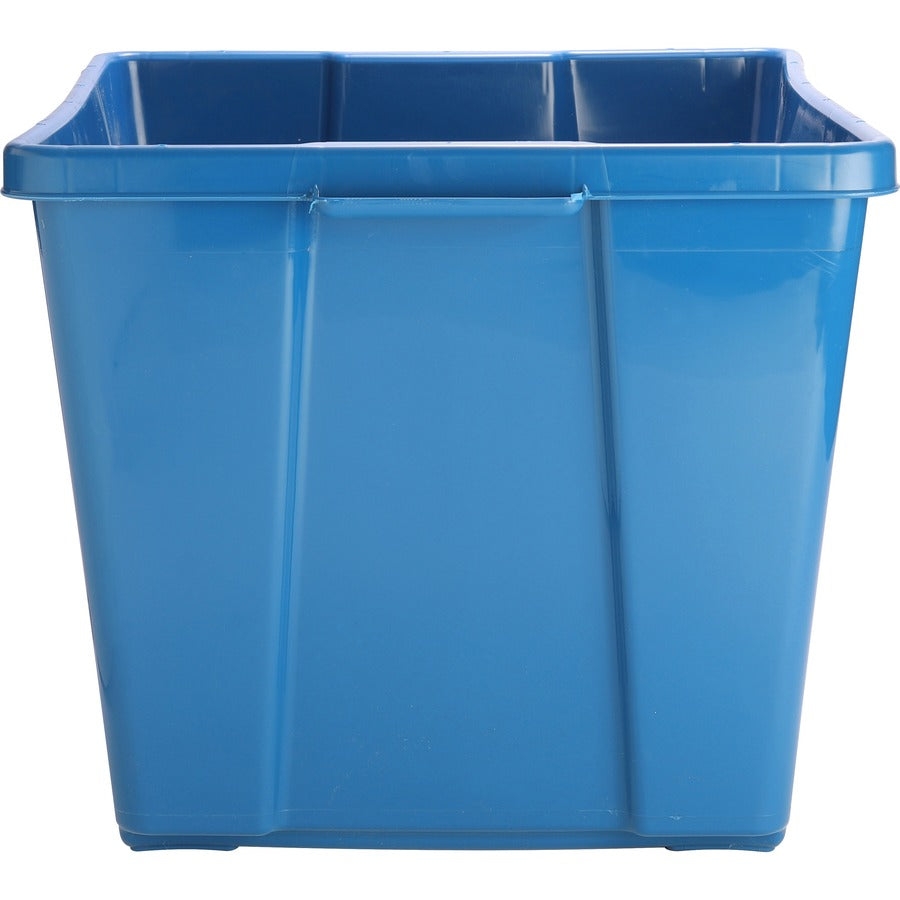 Genuine Joe 14-Gallon Recycling Bin - Left