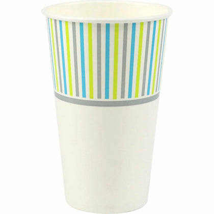 Genuine Joe 16 oz Cold Cups: White Paper Cups for Beverages