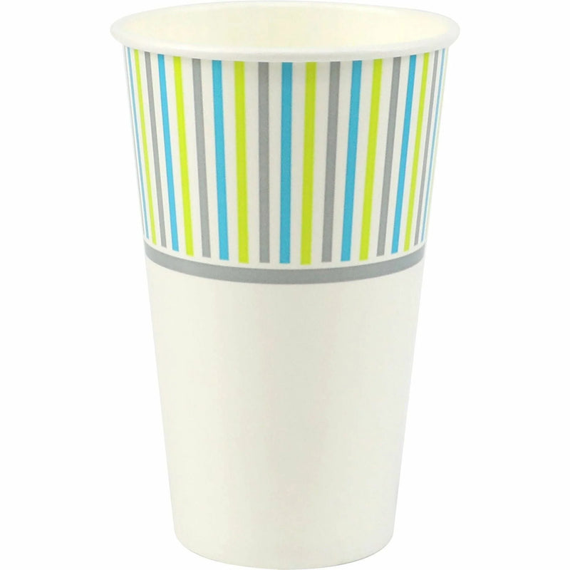Genuine Joe 16 oz Cold Cups - fl - White - Paper - Beverage - 50/Pack - 20 / Carton