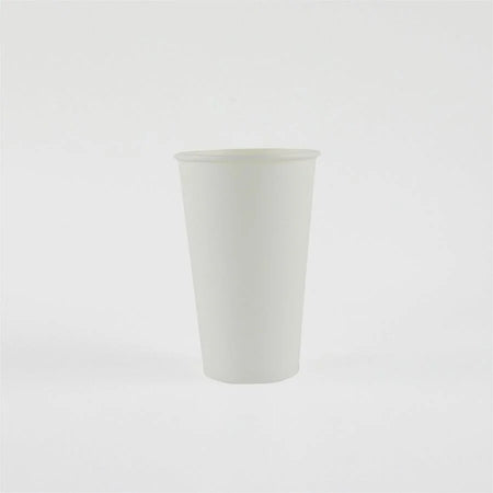 Genuine Joe 16 oz Disposable Hot Cups - White - 50 Pack