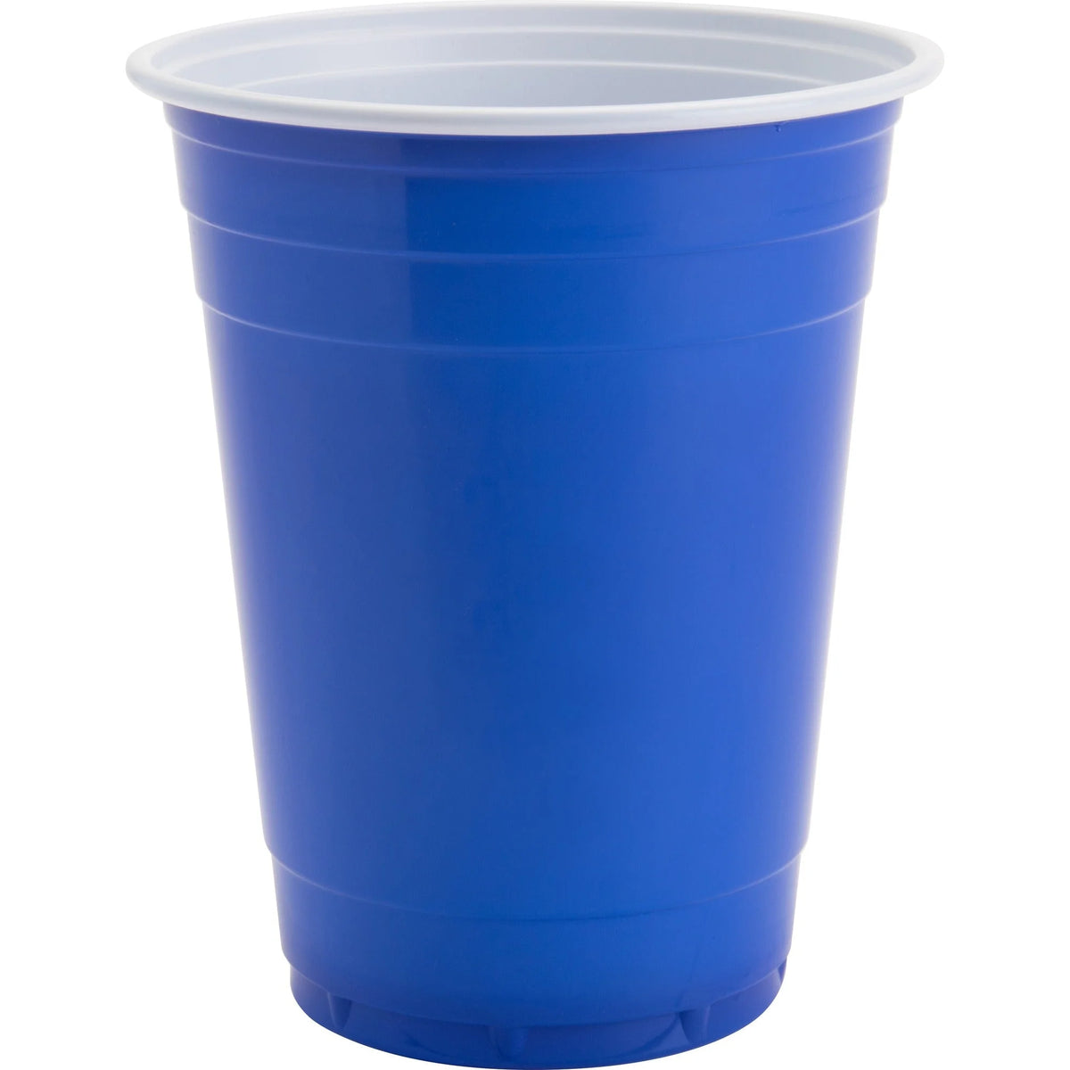 Genuine Joe 16 oz Party Cups fl Blue White Plastic 50 / Pack (GJO11250)