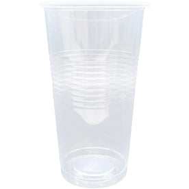 Genuine Joe 20 oz Transparent Beverage Cups - Clear Plastic for Beverages - 50/Bag