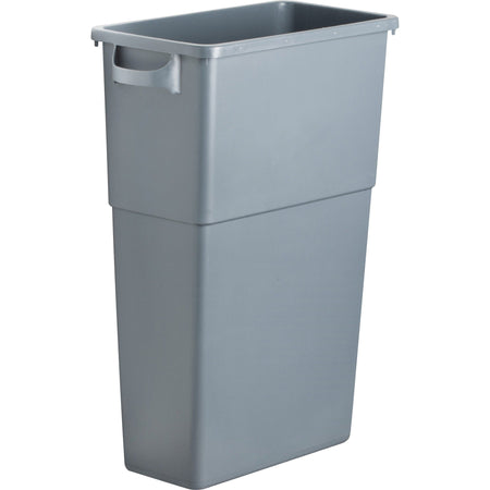 Genuine Joe 23-Gallon Waste Container: Space-Saving Rectangular Design - Containers & Lids