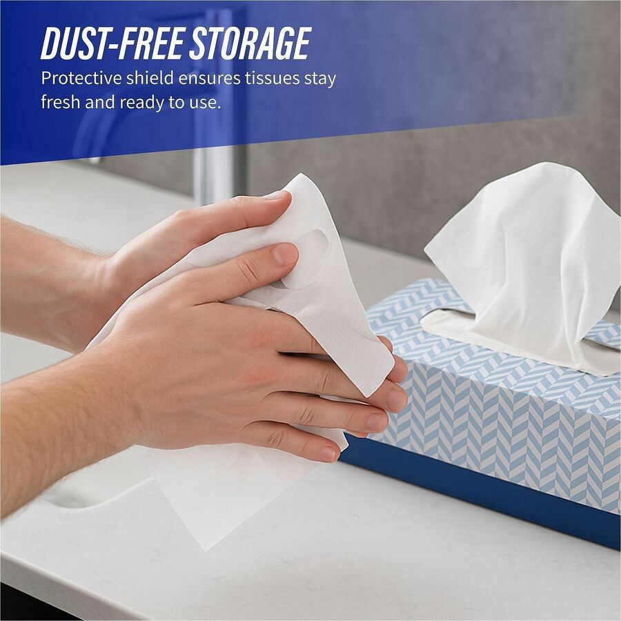 Genuine Joe 26100 Facial Tissue - Alternate-Image4