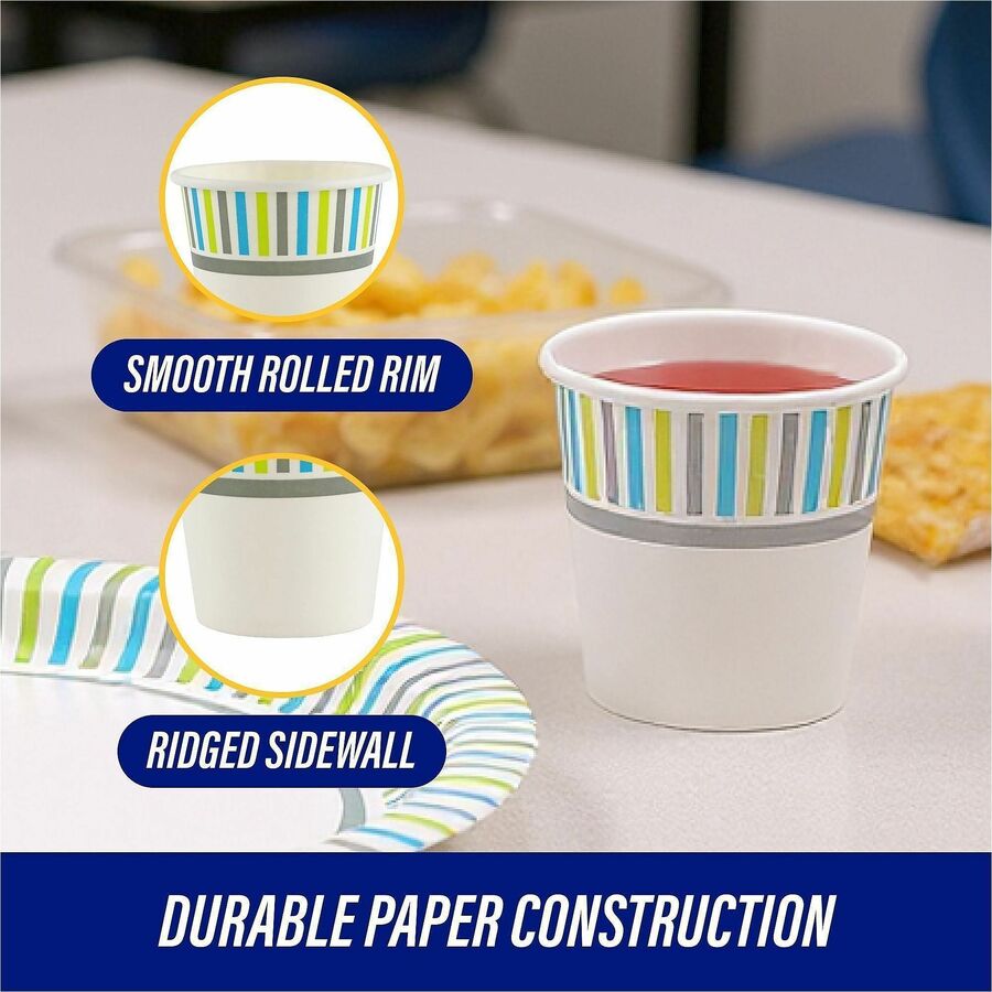 Genuine Joe 3 oz Cold Cups - 50 / Pack - 20 / Carton - White - Paper - Beverage