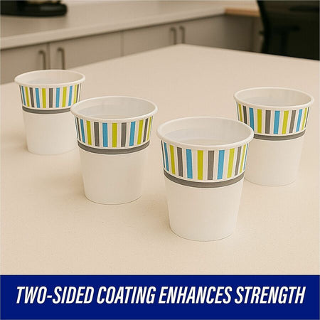 Genuine Joe 3 oz Cold Cups - 50 / Pack - 20 / Carton - White - Paper - Beverage