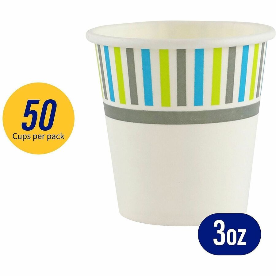 Genuine Joe 3 oz Cold Cups - fl - Paper - Drink Beverage - 50 / Pack
