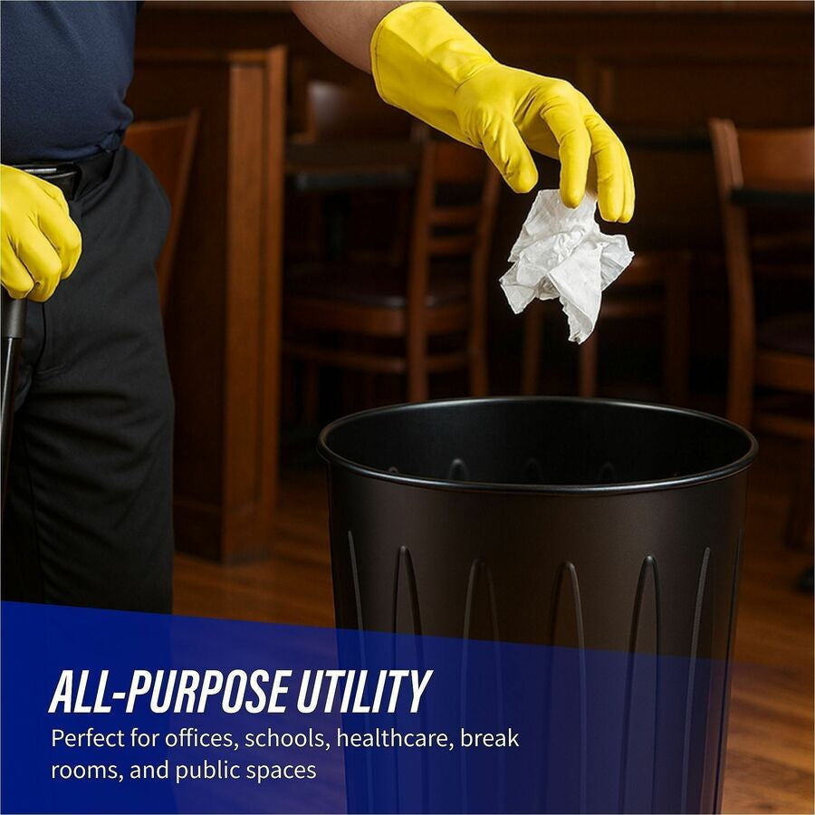 Genuine Joe 6-gallon Fire-safe Trash Can - Alternate-Image1