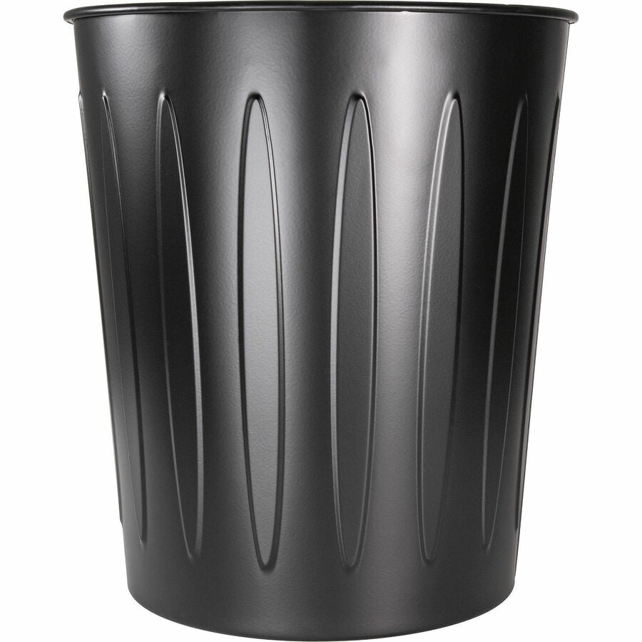 Genuine Joe 6-gallon Fire-safe Trash Can - Front