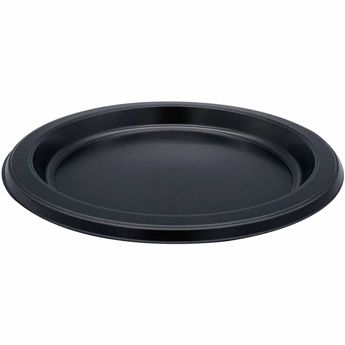 Genuine Joe 7’’ Disposable Plastic Plates - Versatile Black - 125/Pack