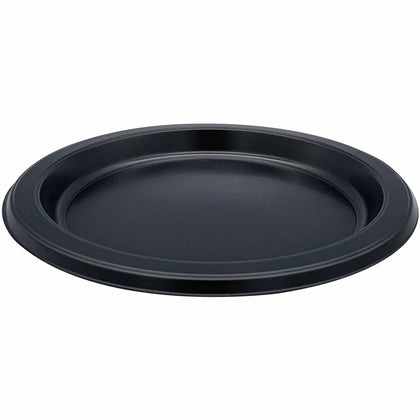 Genuine Joe 7’’ Disposable Plastic Plates - Versatile Black - 125/Pack