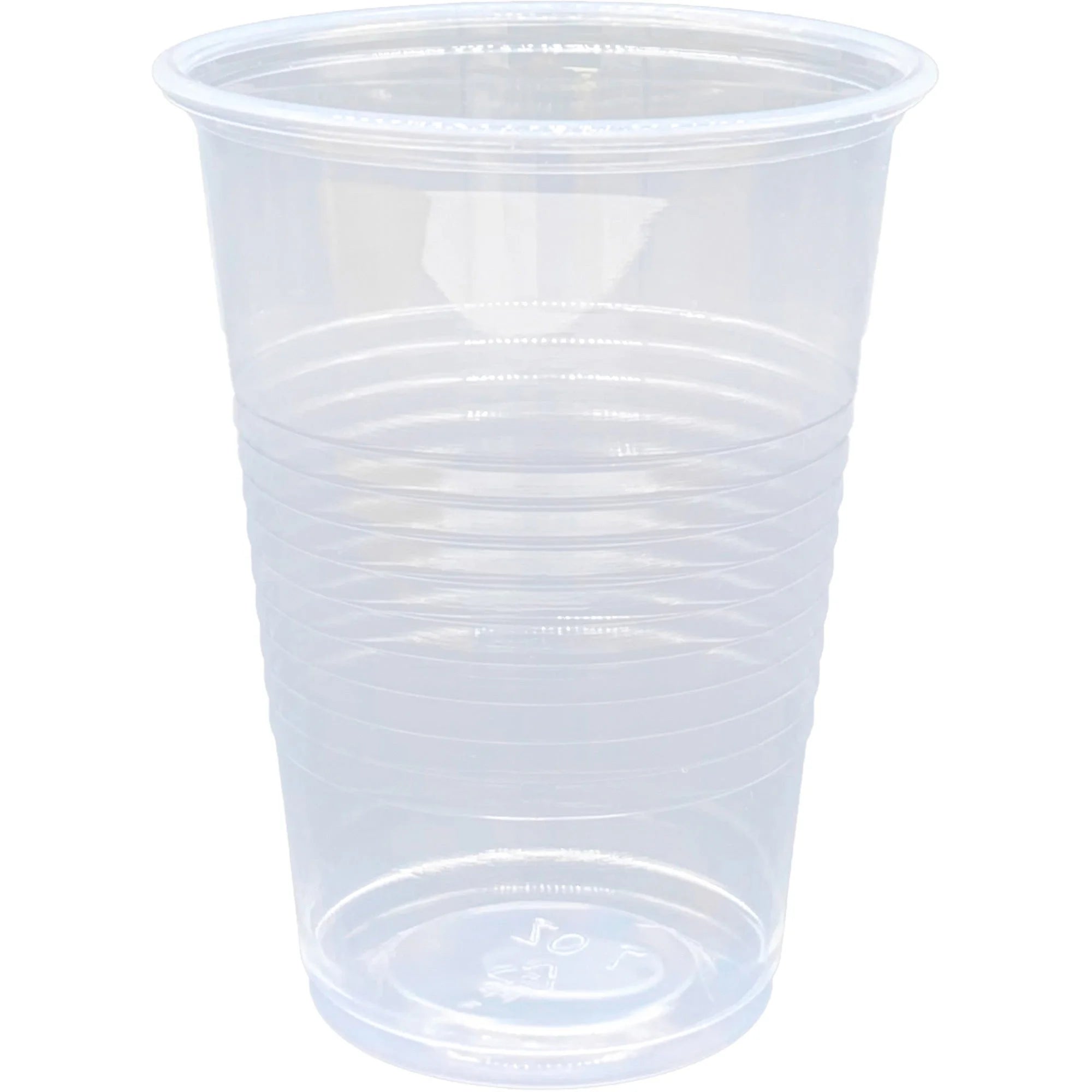 Genuine Joe 7 oz Transparent Beverage Cups - Clear Plastic - 100/Pack