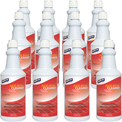 Genuine Joe Acid Bowl Cleaner: Ready-To-Use 32 fl oz - Aqua Marine Scent - Restroom & Toilet Cleaners
