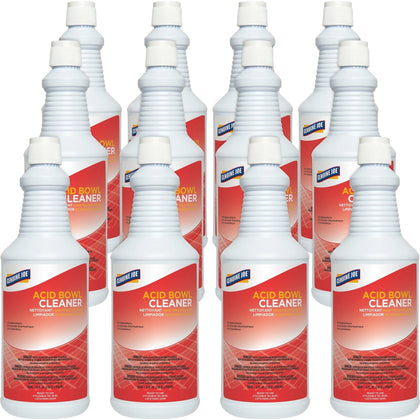 Genuine Joe Acid Bowl Cleaner: Ready-To-Use 32 fl oz - Aqua Marine Scent - Restroom & Toilet Cleaners