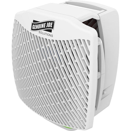 Genuine Joe Air Freshener Dispenser System - 30 Day Refill Life - 6000 ft² Coverage - 6 / Carton - White - Dispensers