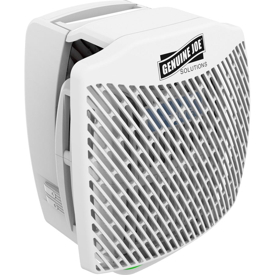 Genuine Joe Air Freshener Dispenser System - 30 Day Refill Life - 6000 ft² Coverage - 6 / Carton - White - Dispensers