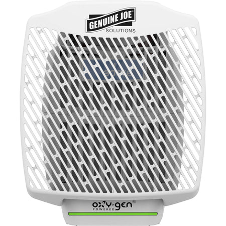 Genuine Joe Air Freshener Dispenser System - 30 Day Refill Life - 6000 ft² Coverage - 6 / Carton - White - Dispensers