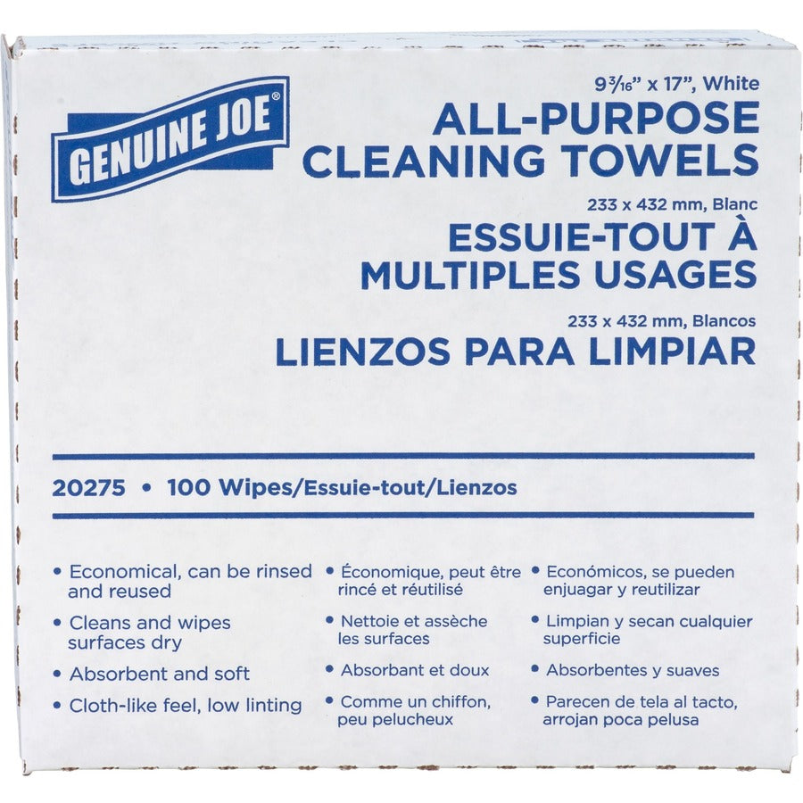 Genuine Joe All-Purpose Cleaning Towels - Front