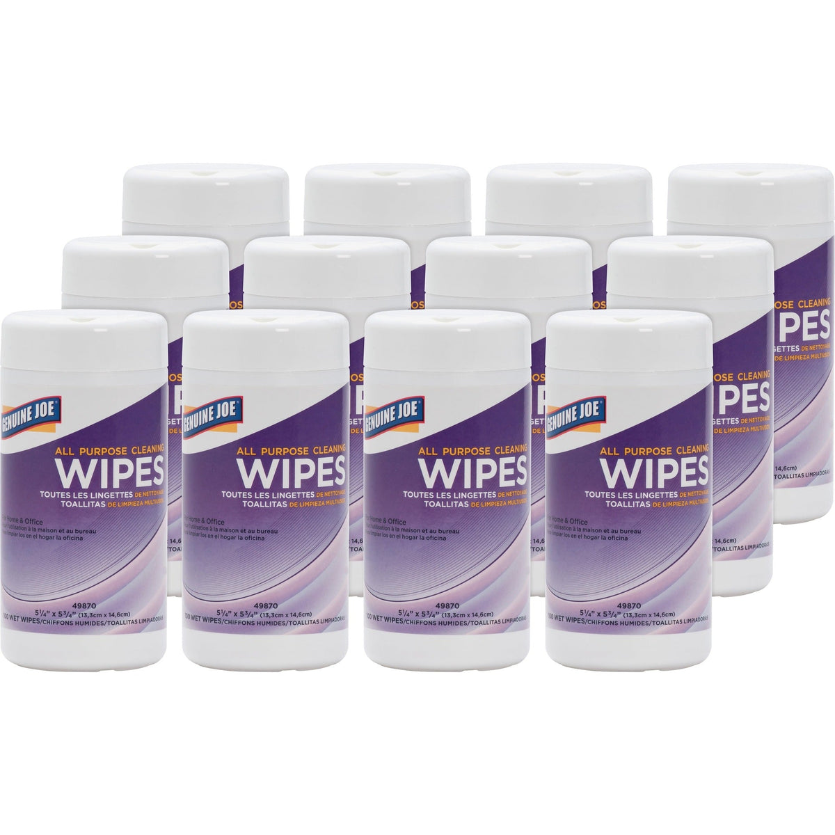 Genuine Joe All Purpose Cleaning Wipes - 2000