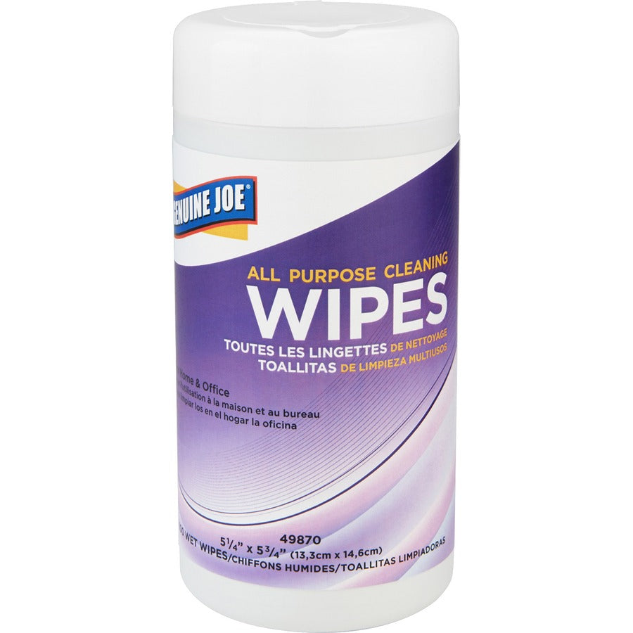 Genuine Joe All Purpose Cleaning Wipes - Top