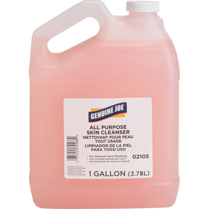 Genuine Joe All Purpose Skin Cleanser - 1 gal - Pink Hand & Care - Soaps/Cleaners