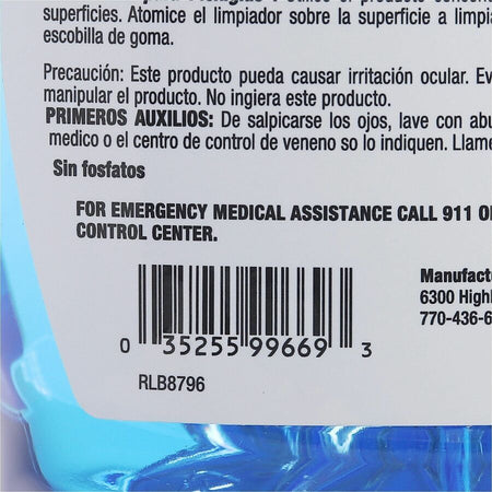 Genuine Joe Ammoniated Glass Cleaner - Bottom
